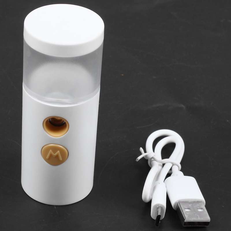 White 20ml Portable Nano Mist Sprayer Facial Body Steamer Instruments