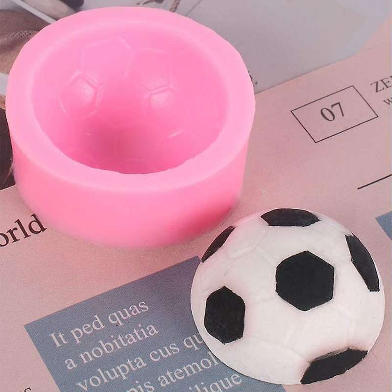 3d Football Basketball Silicone Cake Liquid Silicone Mold Baking Mold