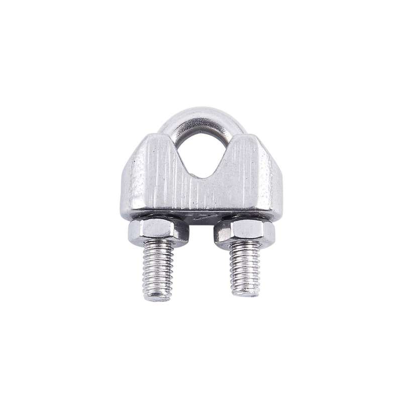 4pcs Stainless Steel Cable Clip Saddle for 5/32 Inch 4mm Wire Ropes