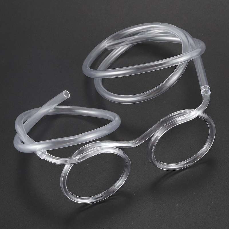 Gafas Con Paja Gafas Con Pajita Para Beber - Claro