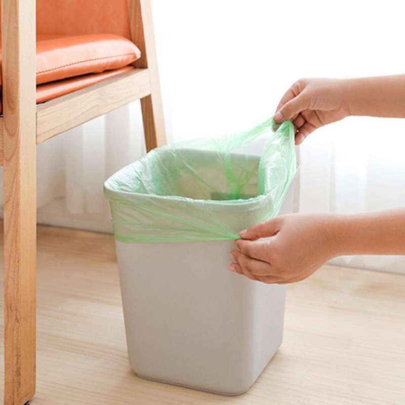 1 Rolls 50 X 46 Cm Garbage Bags Single Color Thick Plastic Bag Black