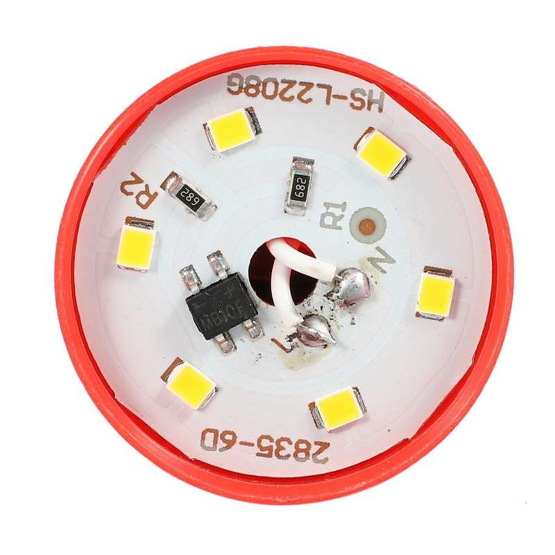 Led Candle Light Bulbs Red Fortune Lamp God Lights Energy Saving,e14