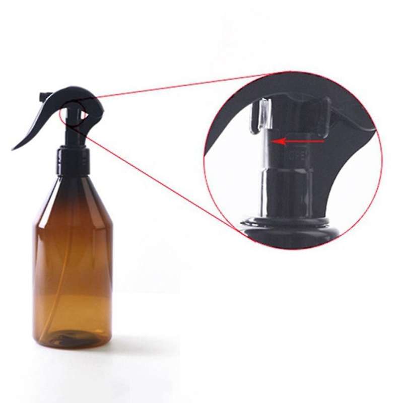 2 Pcs 300 Ml Empty Amber Plastic Spray Bottles for Essential Oils
