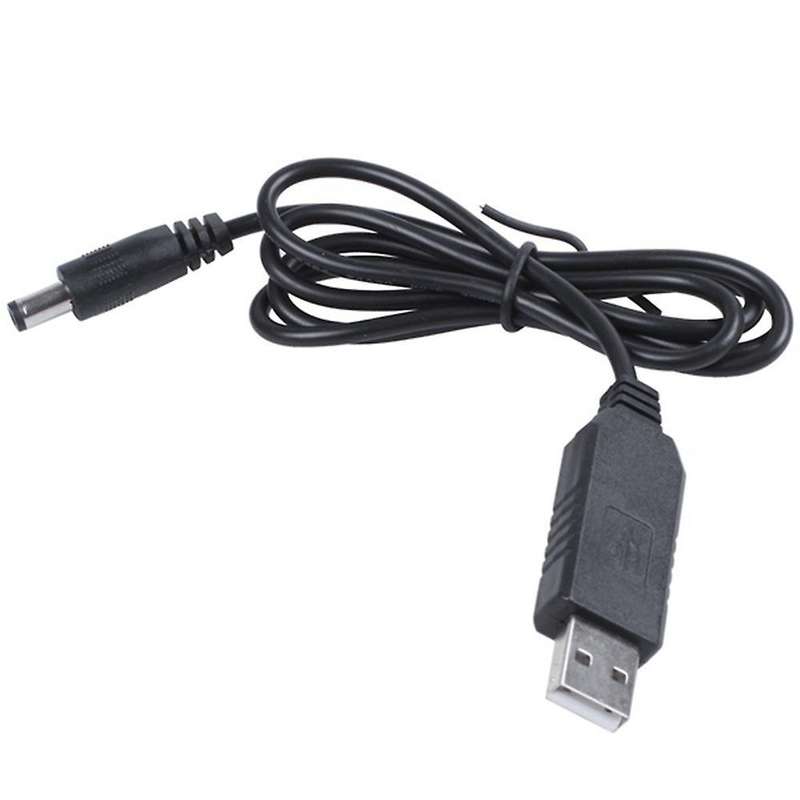 5v to Dc 12v 2.1mm X 5.5mm Module Cable Plug,usb to Dc Cable -1m