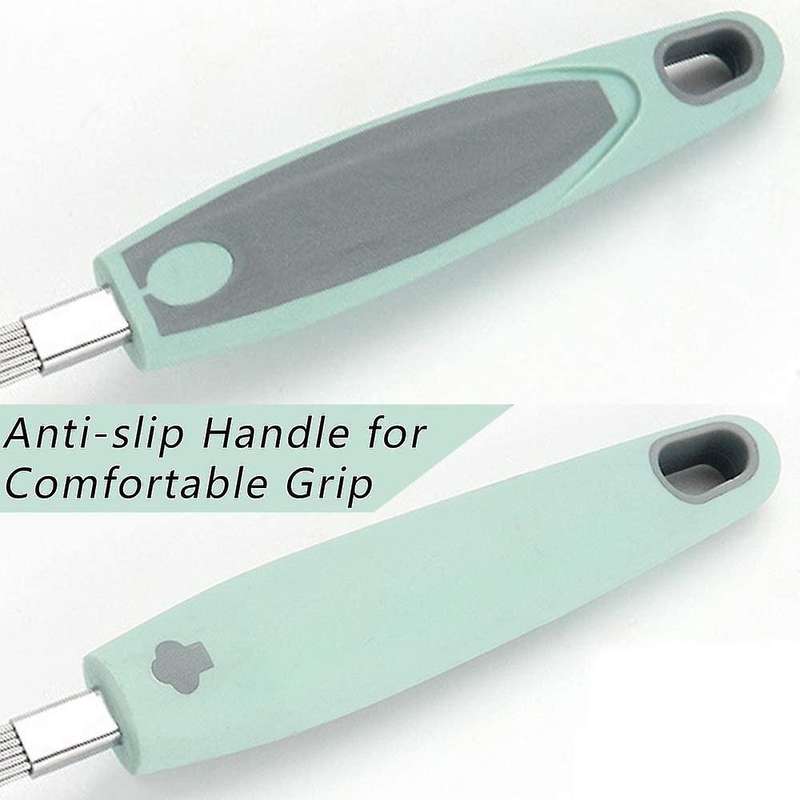 1pcs Mixing and Mixer,whisk Egg Beater Soft Grip for Kitchen,green