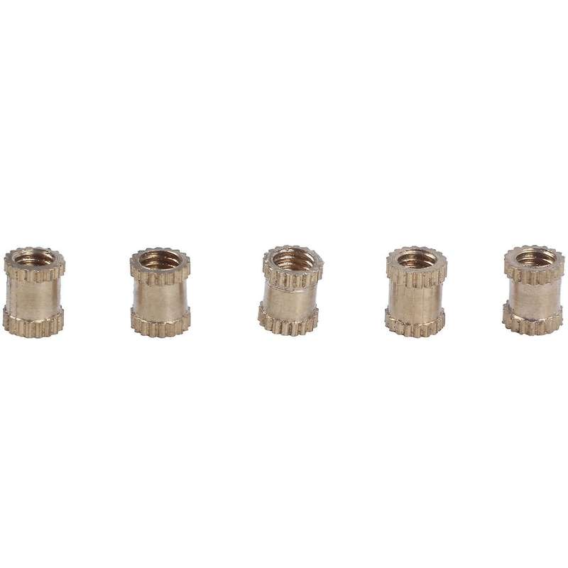 Injection Molding 3mm X 5mm X 4mm Fittings Knurl Thread Inserts 50pcs