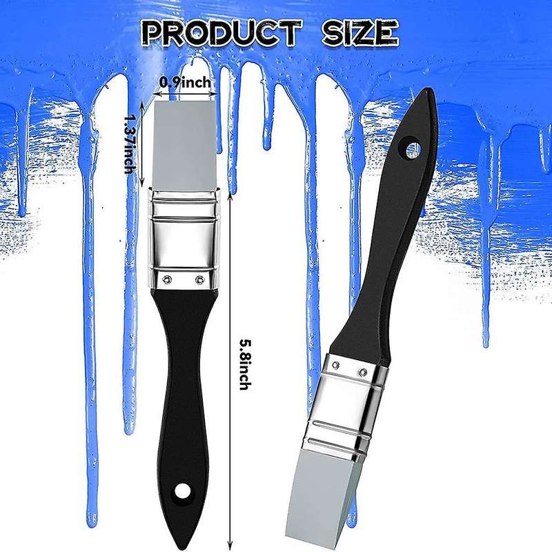 Silicone Color Shaper Brush Water Based Painting Tool, 1 Inch