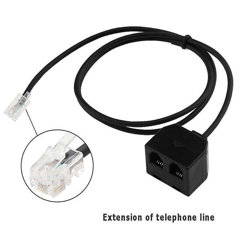 Rj9 4p4c One Male to Two Females, Mobile Phone Training Machine Lines
