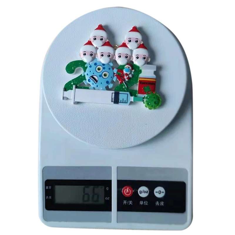 Christmas Tree Pendant Survivors Masks Snowman Crafts (family Of 1)