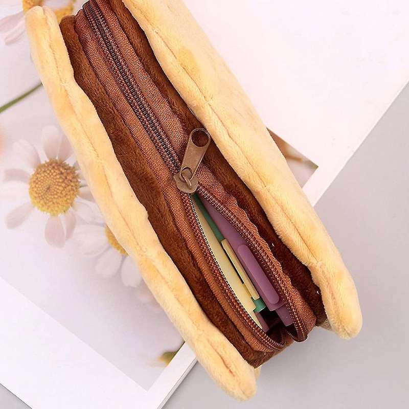 Pencil Bags Stationery Trousse Large Capacity Plush Cute Pen Case