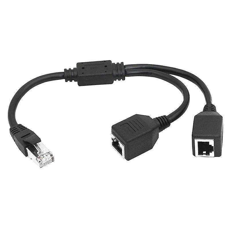 Rj45 1 Male to 2 Female Ethernet Splitter Cable for Super Cat5, Cat6