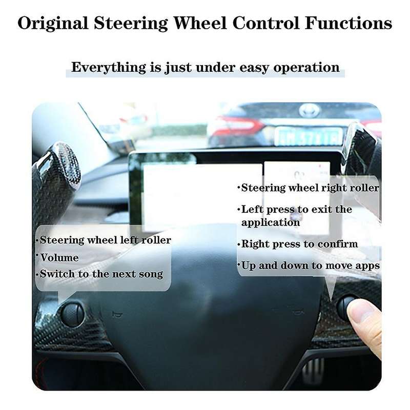 8.8 Inch Smart Screen for Tesla Model 3 Y with Carplay and Android