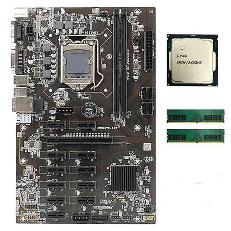 B250 12p-btc Motherboard for Cpu Socket Lga 1151 Btc Eth Gpu Mining