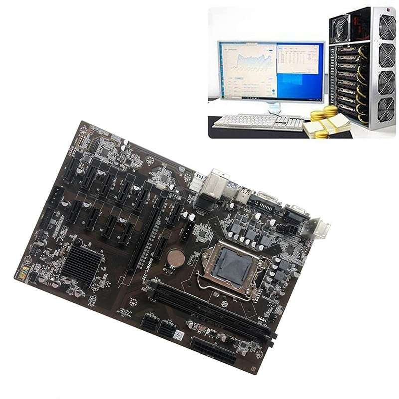 B250 Btc Mining Motherboard with Ddr4 4gb 2133mhz for Btc Miner