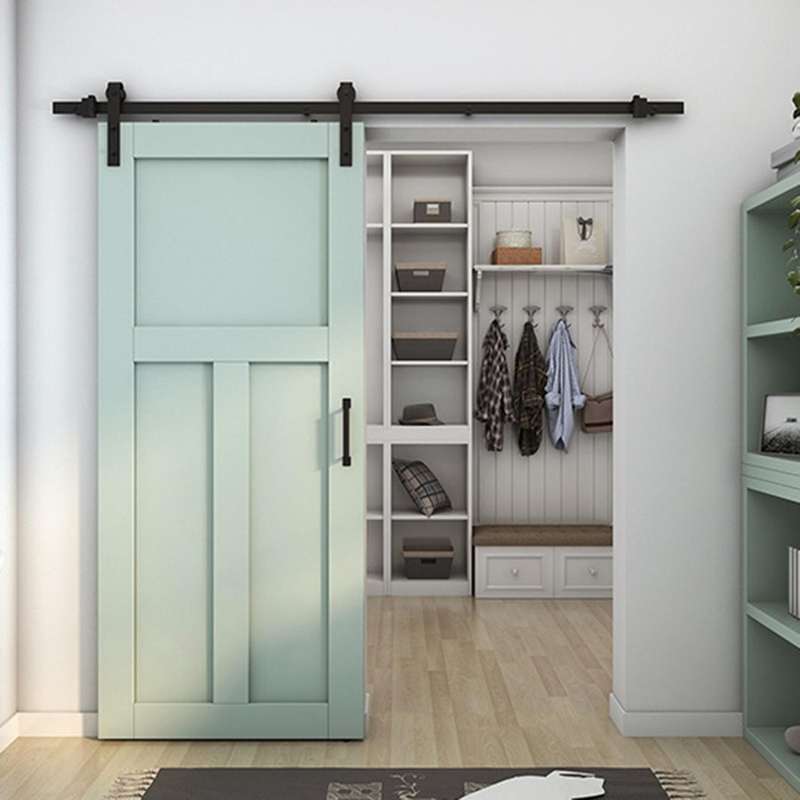 Barn Door Hanging Rail Pulley Shift Door Hardware Rail Track Wheel