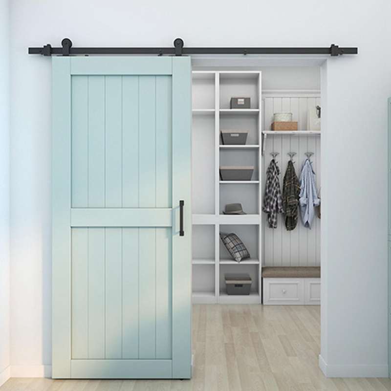 Barn Door Hanging Rail Pulley Shift Door Hardware Rail Track Wheel