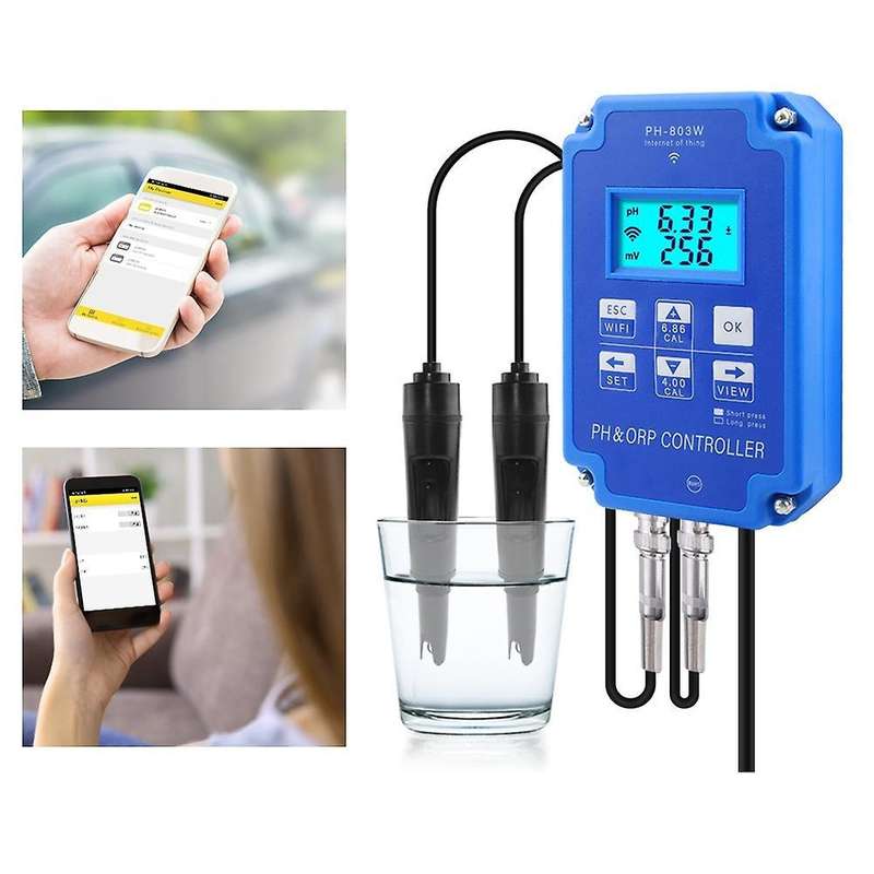 Digital Meter Ph-803w Orp/ph Meter Controller Online Monitor Eu Plug