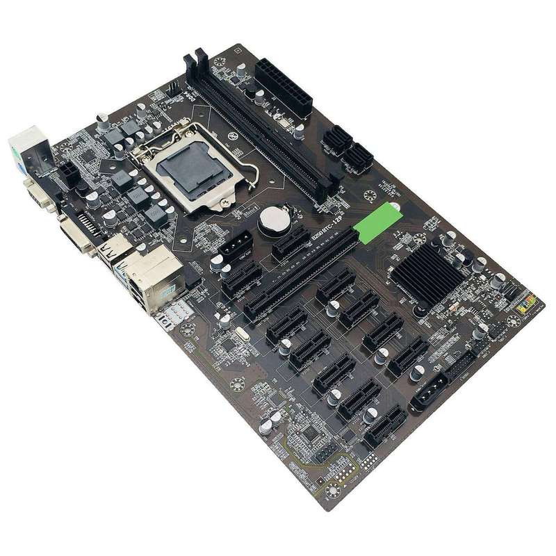 Motherboard Supports 12 Gpu Lga1151 +g4400 Cpu+ddr4 8g Memory