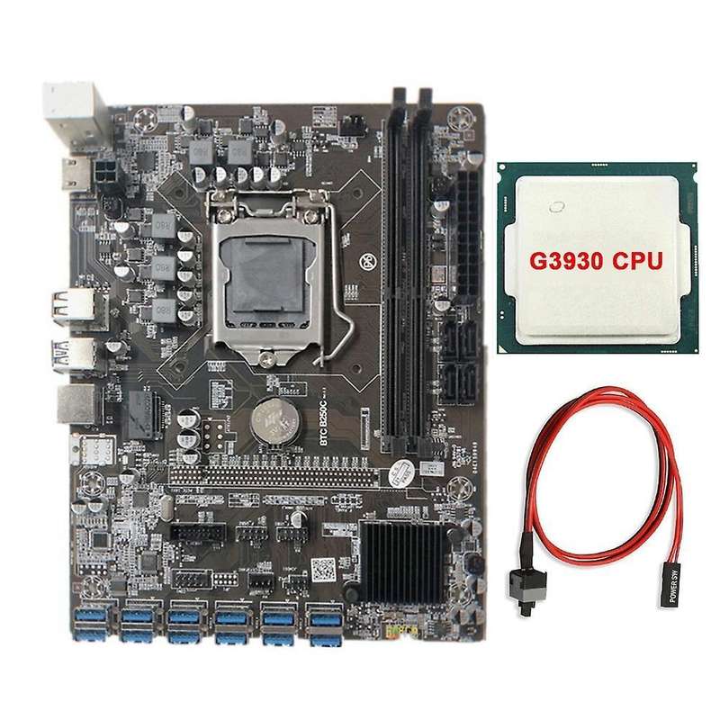B250c Btc Mining Motherboard Graphics Card Supports Ddr4 Ram