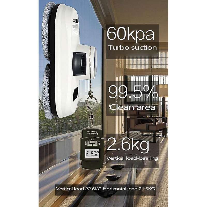 Automatic Smart Glass Window Cleaning Robot for Outdoor-us Plug