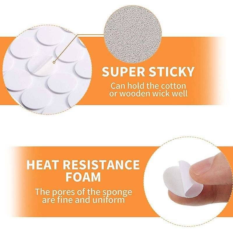 500 Pieces Of Candle Wick Stickers 2 Mm Wax Stickers Candle Wick