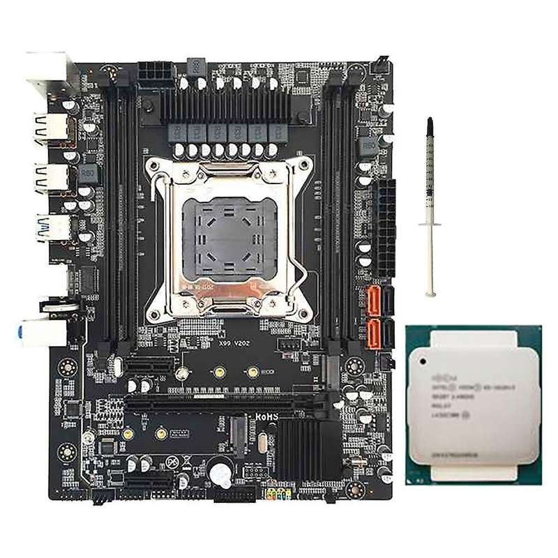 X99 Motherboard Set with E5 2620 Cpu+thermal Grease Lga2011-3 Pin