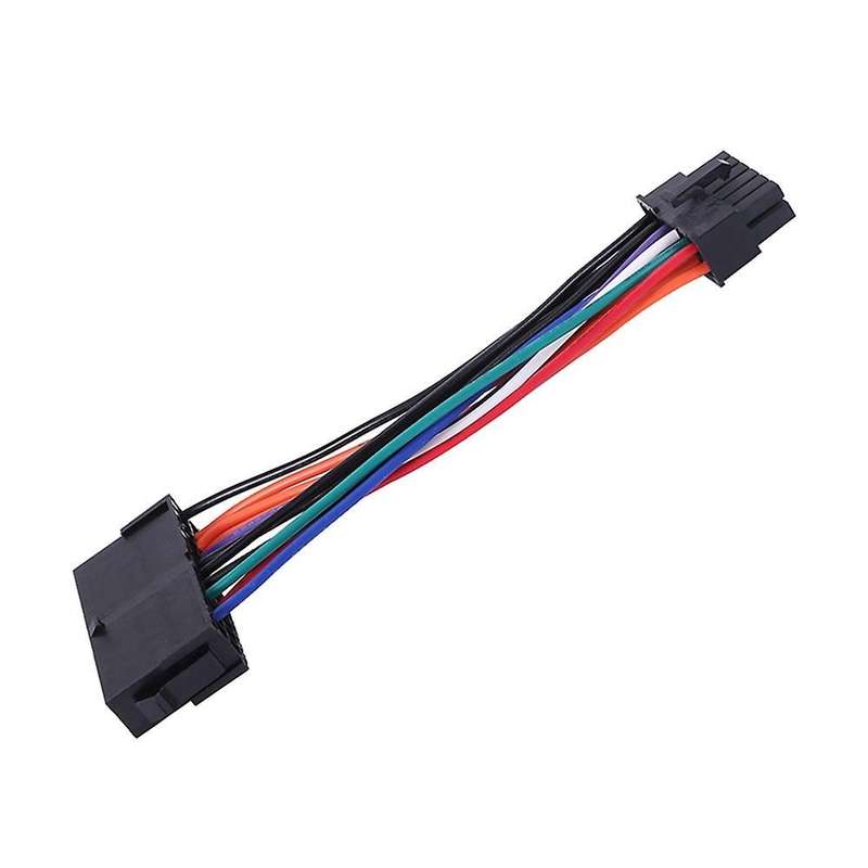 Psu Atx 24 Pin Female to 12 Pin Male Power Supply Sleeved 18awg Wire
