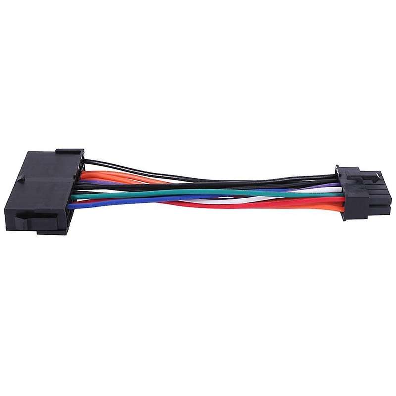 Psu Atx 24 Pin Female to 12 Pin Male Power Supply Sleeved 18awg Wire