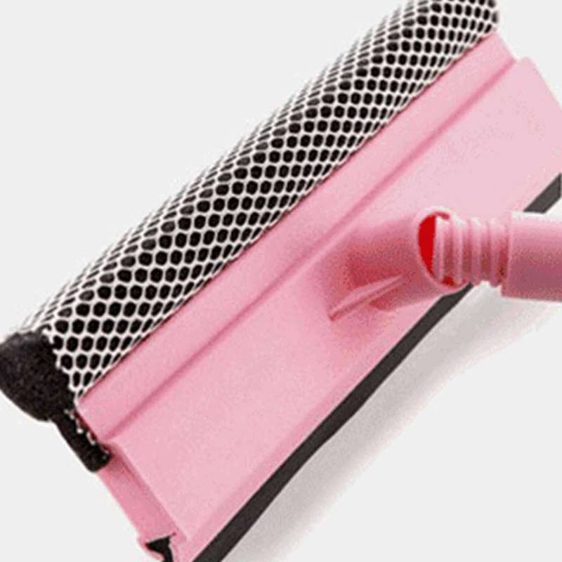 Glass Cleaning Wiper Double Side Blade Rubber and Sponge 25.4 Cm
