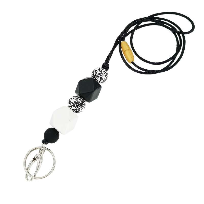 Badge Lanyard Separated Id Key Lanyard for Teachers Nurses Staff-a