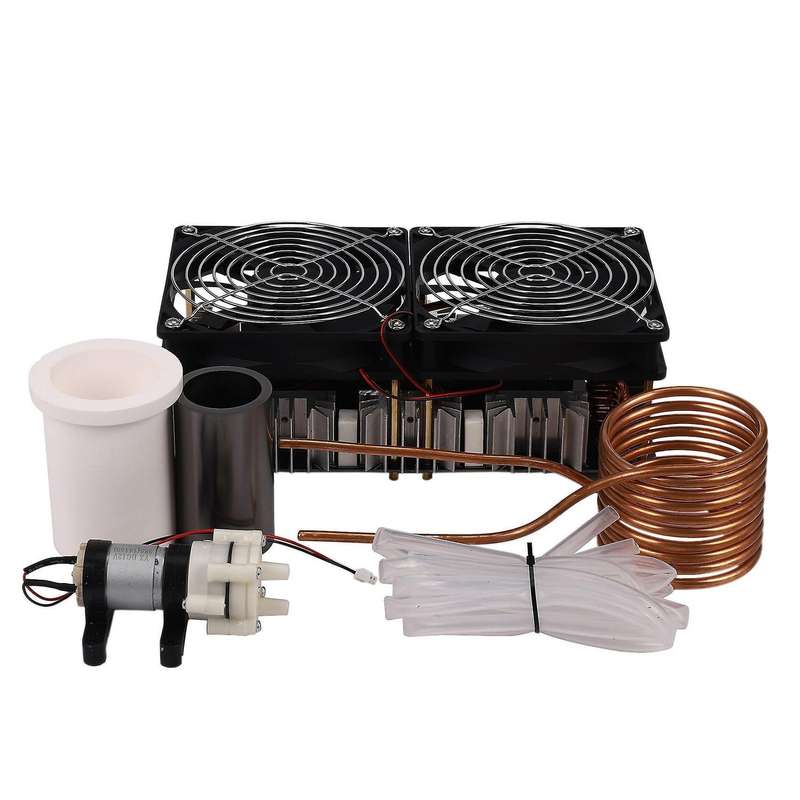2500w Zvs Induction Heater Melted Metal + Coil  + Crucible+pump