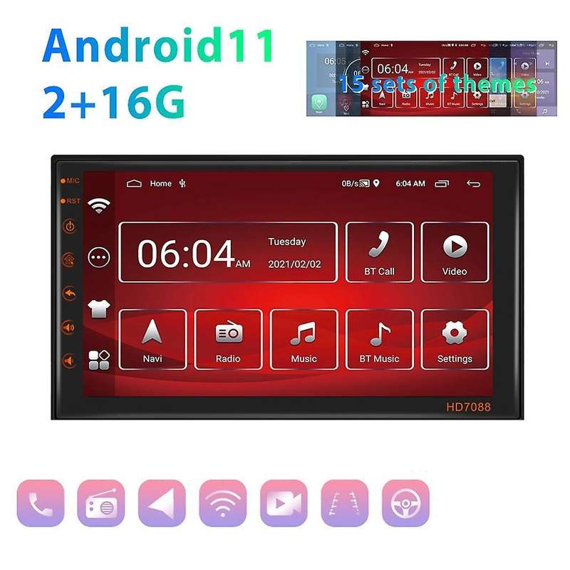 2+16g Car Machine Central Control Large Screen Car Navigation