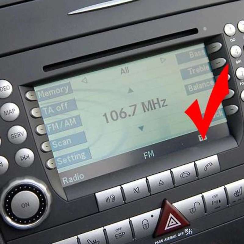 Car Optical Fiber Decoder for Mercedes Benz W211 E Cls Slk Cl S Class