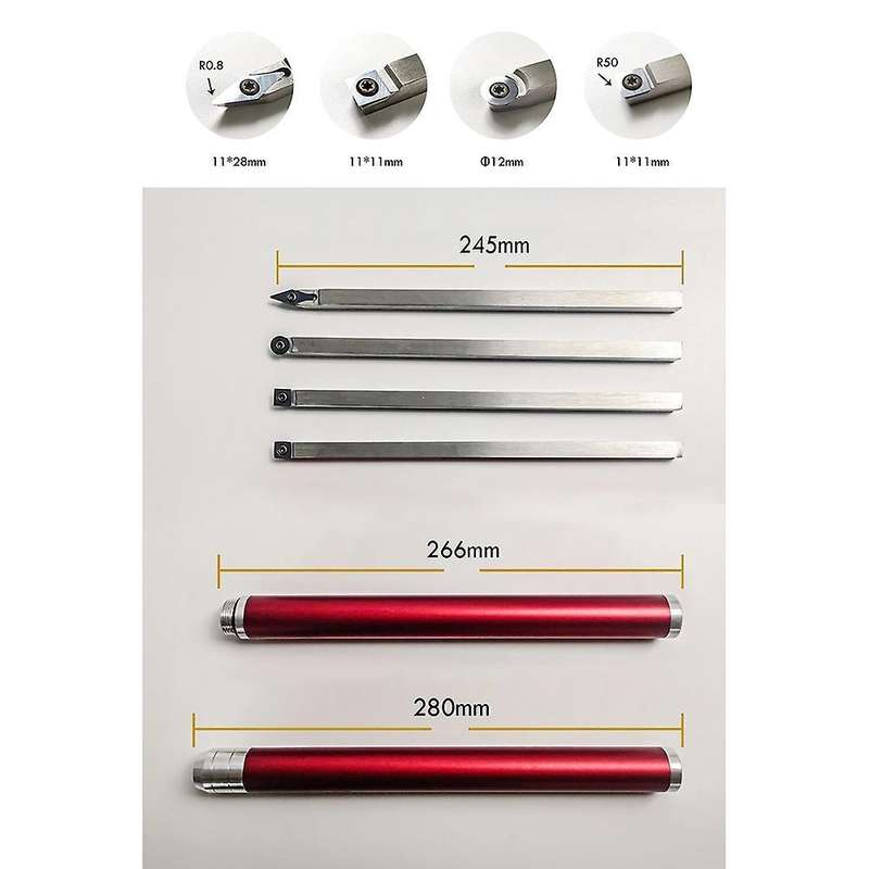 Wood Turning Tool Woodworking Lathe Chisel Set Carbide Insert Cutter