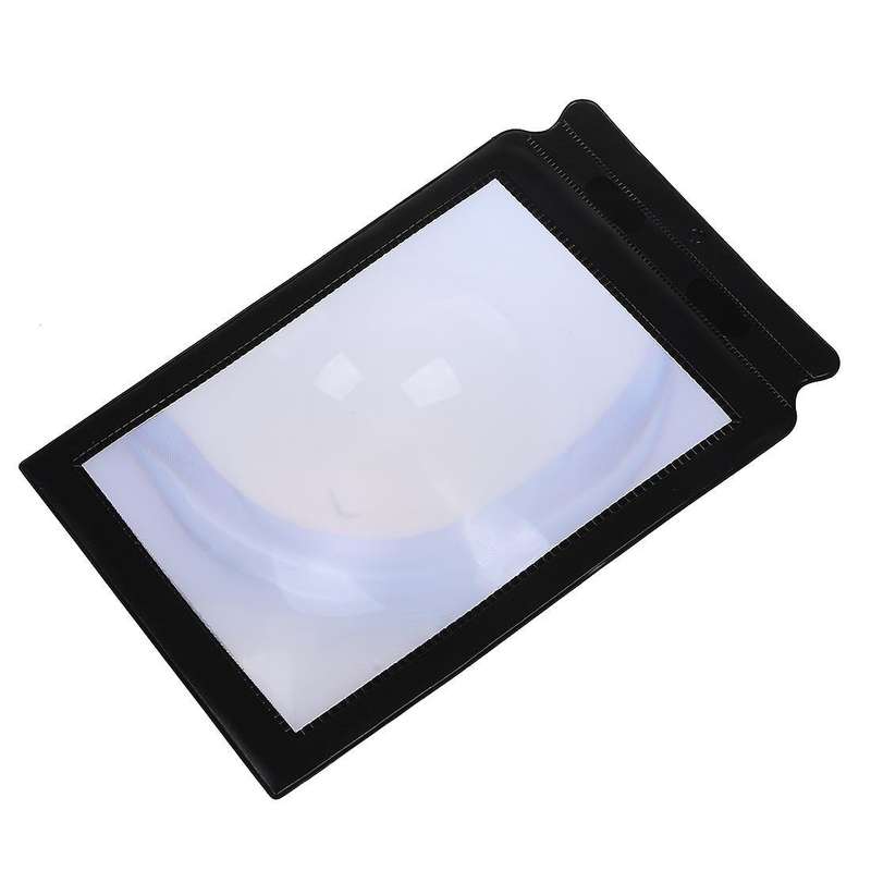Large Bookmark Magnifier Sheet Magnifying 3x Magnification--used for Reading Small Print Of Newspape