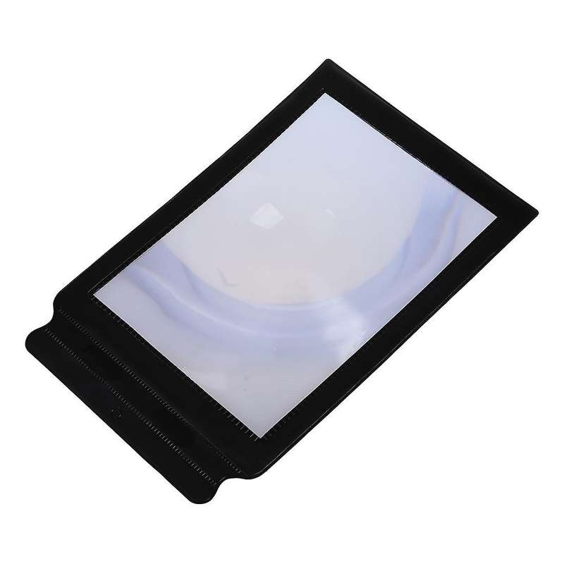 Large Bookmark Magnifier Sheet Magnifying 3x Magnification--used for Reading Small Print Of Newspape
