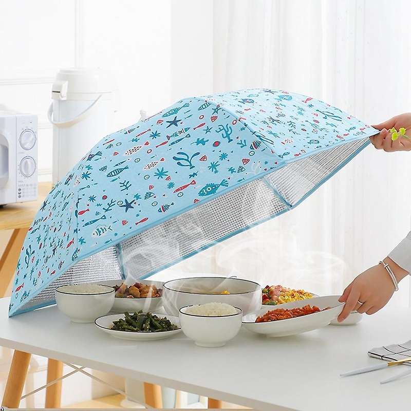 Food Cover Large Round Aluminum Foil Insulation Folding Table Cover 3