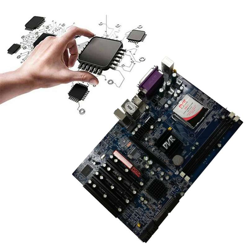 G41 Dvr Security Monitoring Motherboard Lga775 Ddr3 5 Pci Slots