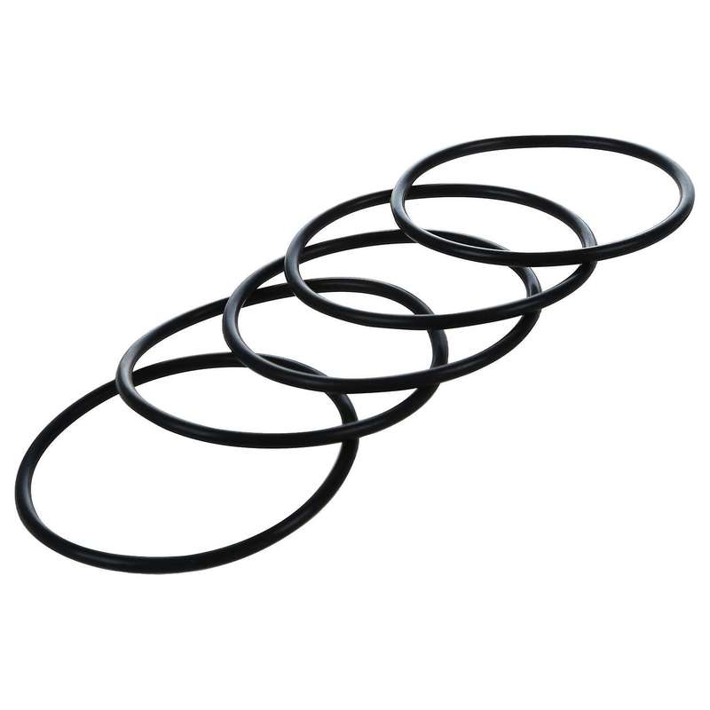 5pcs 66mm X 60mm X 3mm Mechanical Black O Ring Oil Seal Gaskets