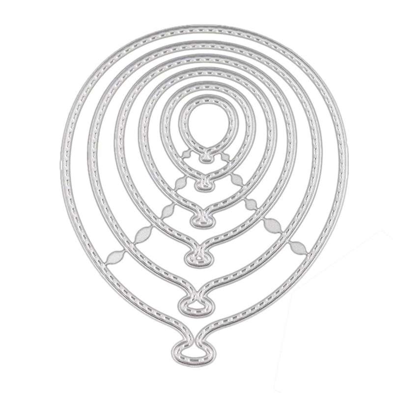 Balloons Cutting Dies,metal Template Molds for Diy Scrapbooking Paper