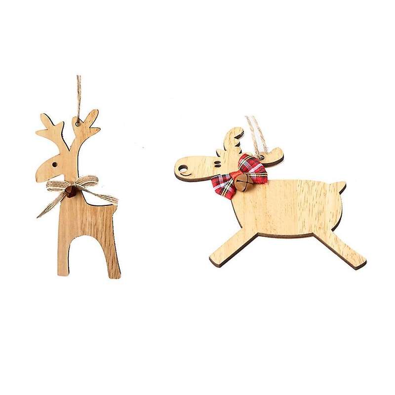 2pcs Christmas Tree Pendants, New Year Holiday Party Decorations