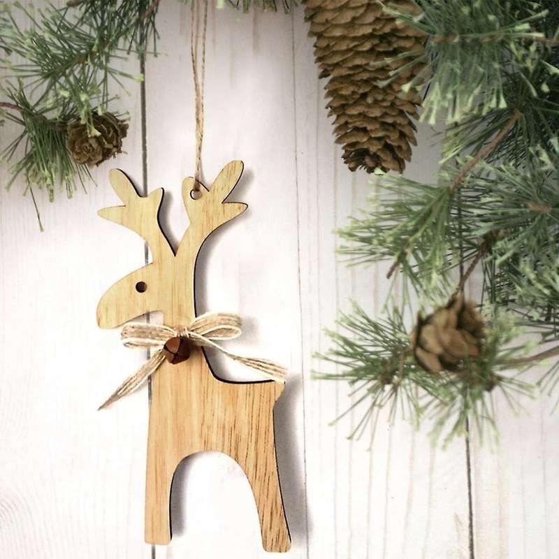 2pcs Christmas Tree Pendants, New Year Holiday Party Decorations