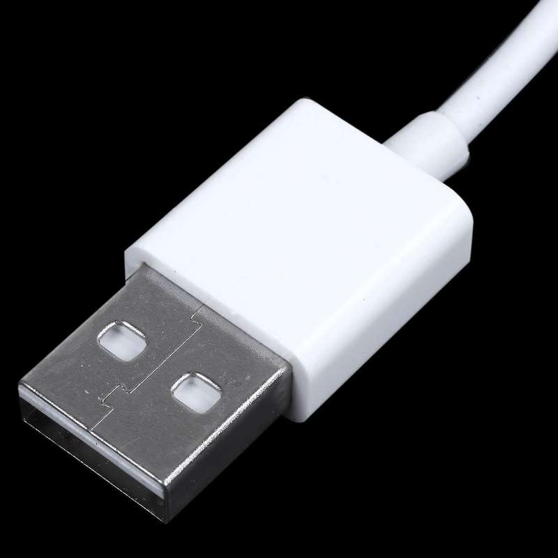 3.5mm 1/8 4 Pole Car Aux Audio Cord Cable Record Headphone Red
