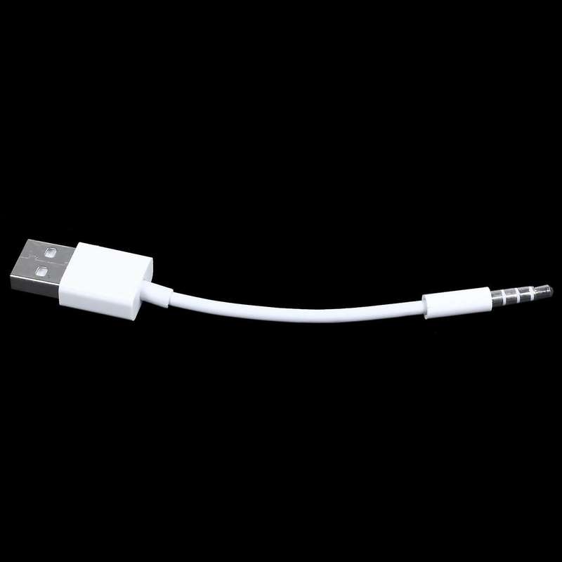 3.5mm 1/8 4 Pole Car Aux Audio Cord Cable Record Headphone Red