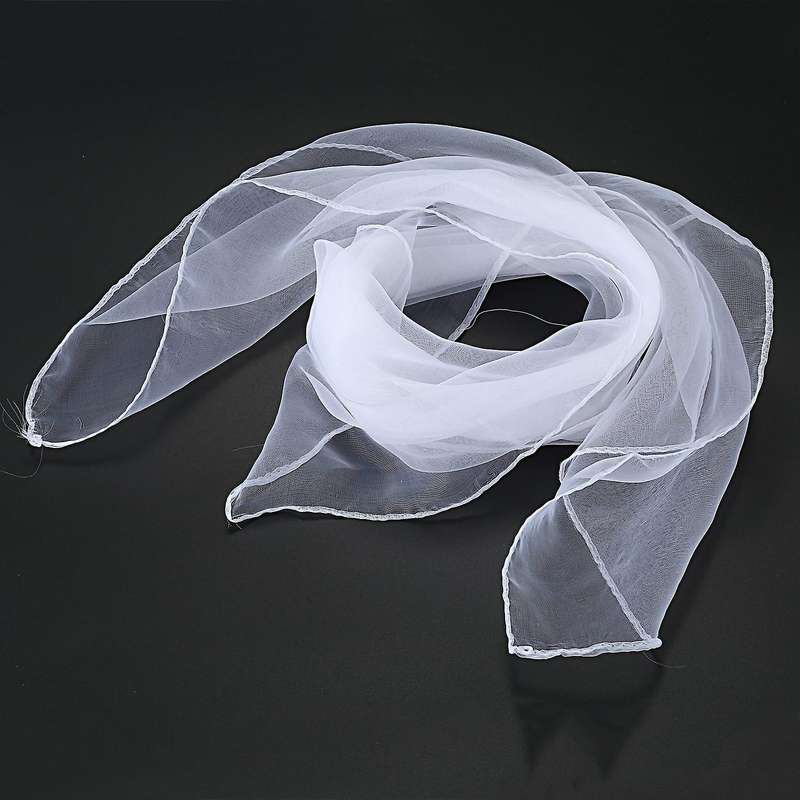 Plain Chiffon Neck Scarf Head Scarves 70 Cm X 70cm (yellow)