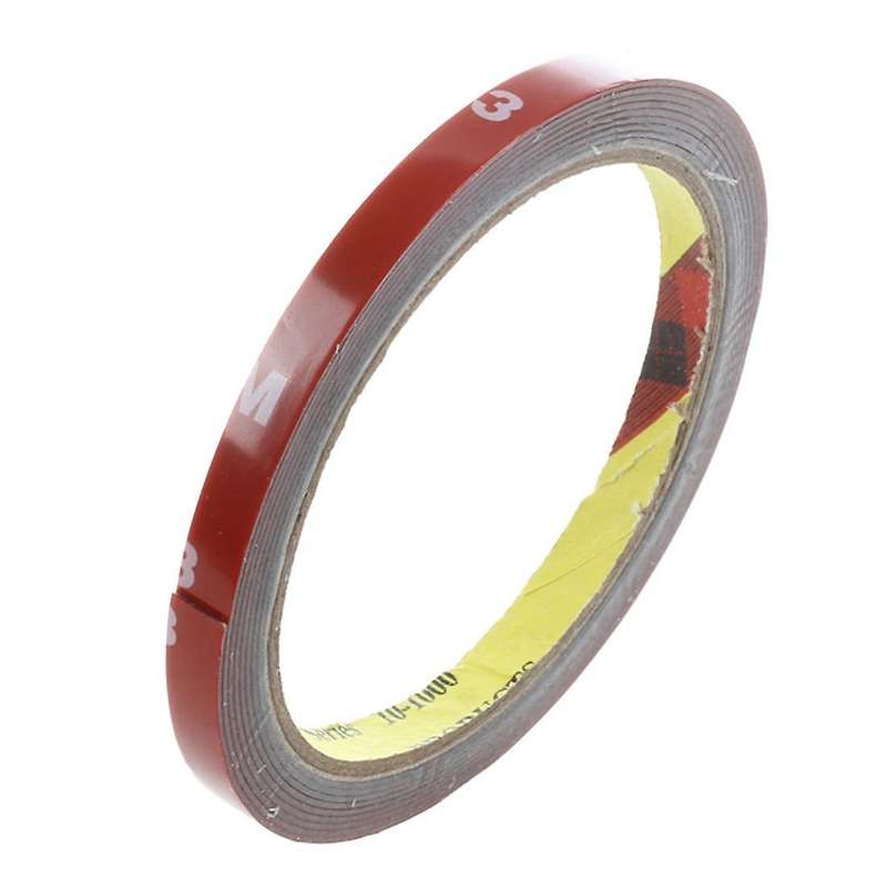3m Strong Permanent Double Sided Foam Tape Roll, Red 8mm*3m