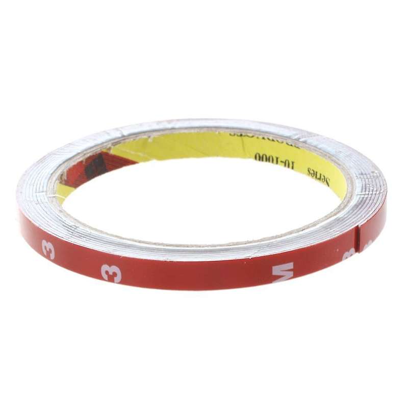 3m Strong Permanent Double Sided Foam Tape Roll, Red 8mm*3m