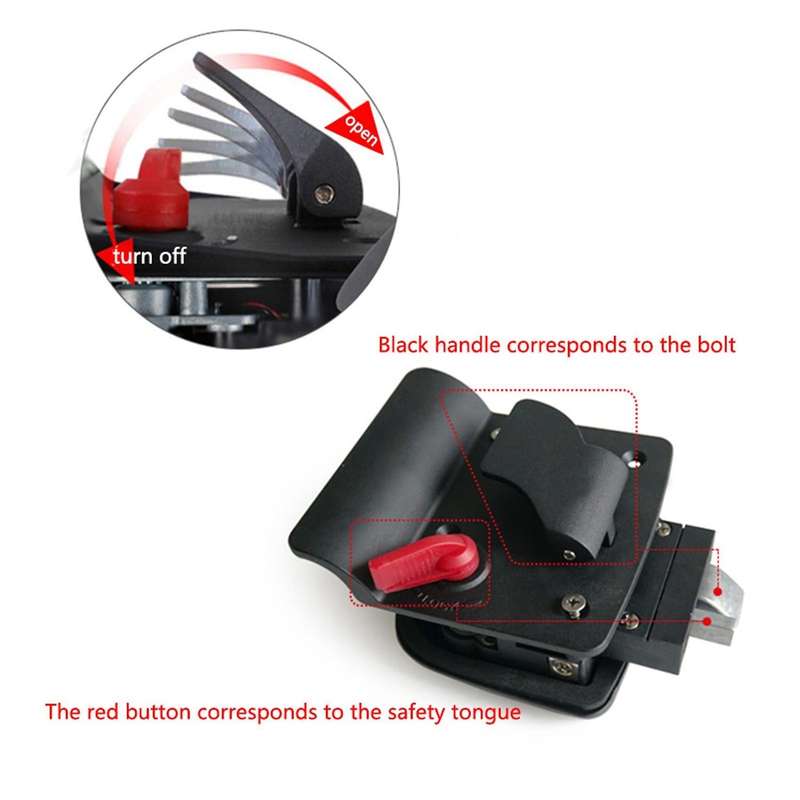 2x Push-type Door Locks R3 Mechanical Lock for Camper Rv Caravan Boat