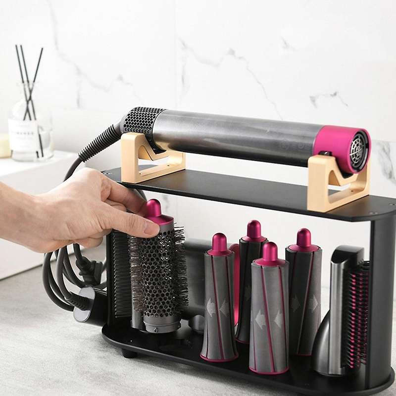 Adapt to for Dyson Curling Iron Storage Rack Vertical Punch-free
