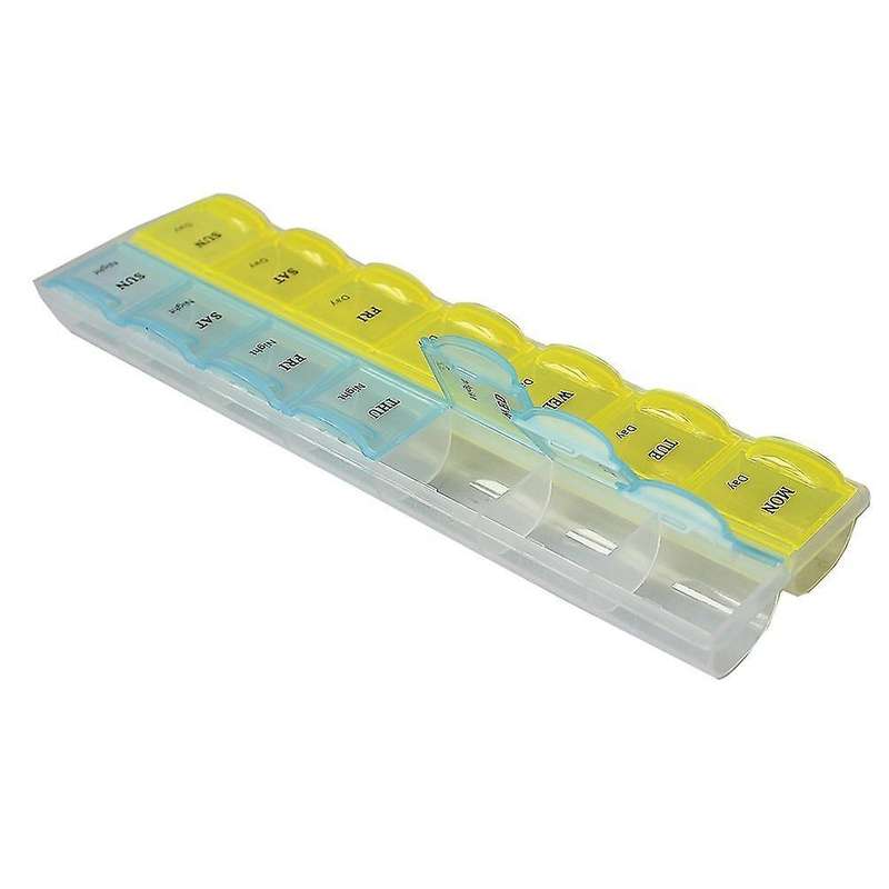 7 Day Weekly Tablet Pill Medicine Storage Organizer Container Case